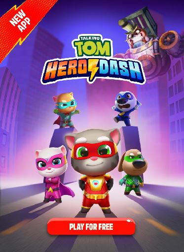 Logo for Talking Tom Hero Dash